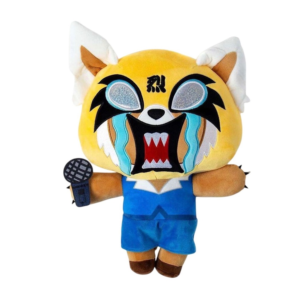 Kidrobot Aggretsuko Rage HugMe Plush Kids 16" Yellow Excellent Vibrating Sanrio